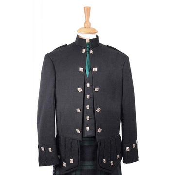 Sheriffmuir Doublet And Waistcoat Black Color - biznimart